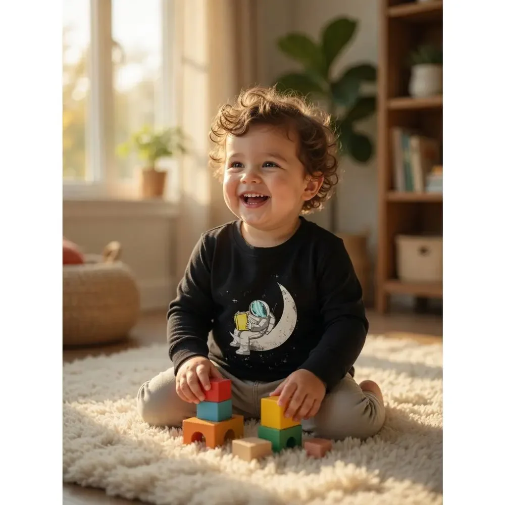 Cat & Jack Astronaut Long-Sleeve Shirt – Size 2T